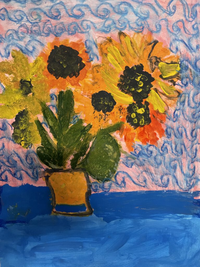 Ein Strauß Sonnenblumen – Kunstblog